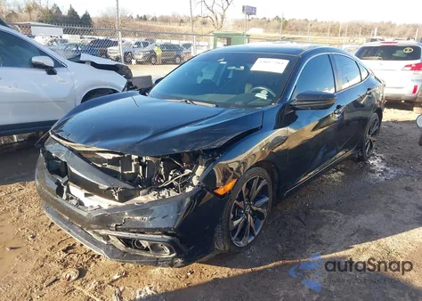 2019 Honda Civic Sport из США, поврежденный, VIN 19XFC2F84KE004265